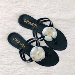 Chanel Camelia Jelly Sandal